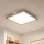 Brilagi - LED-himmennettävä kattovalaisin SLIMFRAME WOOD LED/58W/230V 64x64 cm 3000-6000K ruskea + kaukosäädin