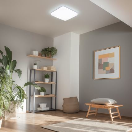 Brilagi - LED Himennettävä kattovalaisin älykäs LED/36W/230V 53x53 cm 2700-6500K Wi-Fi Tuya + kaukosäädin