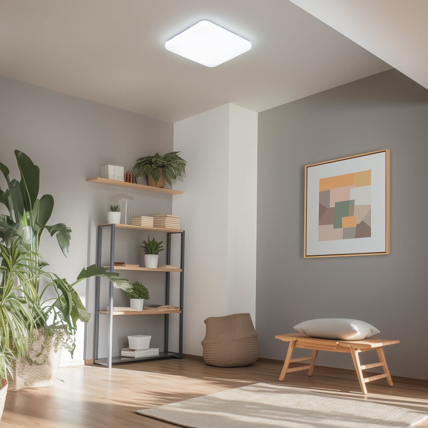 Brilagi - LED Himennettävä kattovalaisin älykäs LED/36W/230V 53x53 cm 2700-6500K Wi-Fi Tuya + kaukosäädin