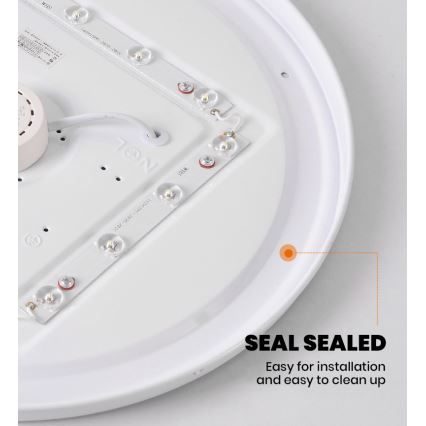 Brilagi - SMART STARS himmennettävä LED-kattovalaisin LED/24W/230V halkaisija 38 cm 3000-6000K Wi-Fi Tuya Beacon + kaukosäädin