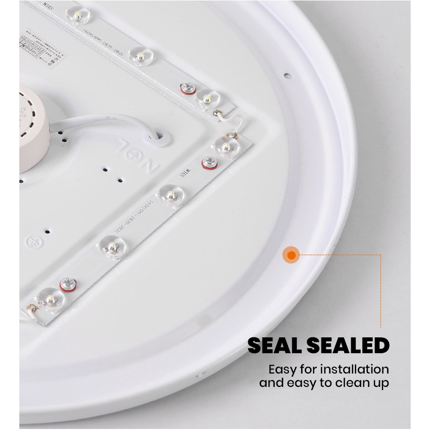 Brilagi - SMART STARS himmennettävä LED-kattovalaisin LED/24W/230V halkaisija 38 cm 3000-6000K Wi-Fi Tuya Beacon + kaukosäädin