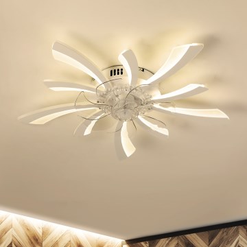 Brilagi - LED himmennettävä kattovalaisin tuulettimella LED/50W/230V 3000-6500K valkoinen + kaukosäädin