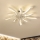 Brilagi - LED himmennettävä kattovalaisin tuulettimella LED/50W/230V 3000-6500K valkoinen + kaukosäädin