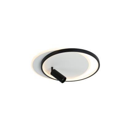 Brilagi - UNITY himmennettävä LED-kattovalaisin LED/48W/230V + 1xGU10/3W 3000-6000K 39x45 cm valkoinen/musta + kaukosäädin