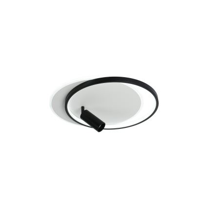 Brilagi - UNITY himmennettävä LED-kattovalaisin LED/48W/230V + 1xGU10/3W 3000-6000K 39x45 cm valkoinen/musta + kaukosäädin