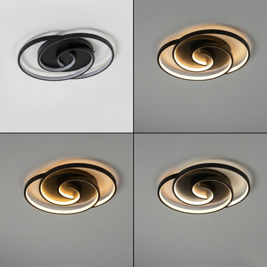 Brilagi - LED-himmennettävä kattovalaisin VELO LED/70W/230V 3000-6500K 38x47,8 cm + kaukosäädin