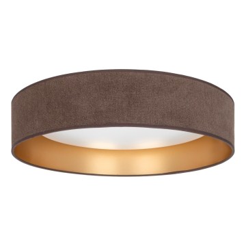 Brilagi - LED-himmennettävä kattovalaisin VELVET SMART VARI LED/24W/230V 3000-6500K halkaisija 45 cm ruskea/kultainen + kaukosäädin