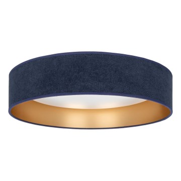 Brilagi - LED-himmennettävä kattovalaisin VELVET SMART VARI LED/24W/230V 3000-6500K halkaisija 45 cm sininen/kultainen + kaukosäädin