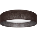 Brilagi - LED-himmennettävä kattovalaisin VELVET SMART VARI LED/24W/230V 3000–6500K Ø 45 cm ruskea + kaukosäädin