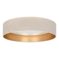 Brilagi - LED himmennettävä kattovalaisin VELVET SMARTIX LED/24W/230V 3000-6000K halkaisija 45 cm kerma/kulta Wi-Fi Tuya Beacon + kaukosäädin