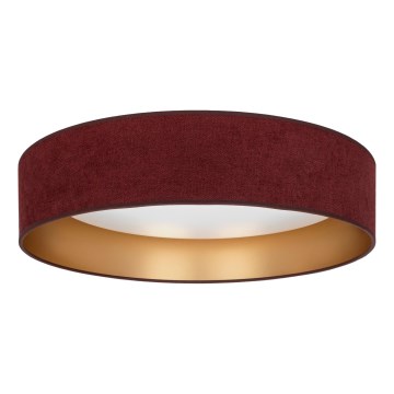 Brilagi - LED-himmennettävä kattovalaisin VELVET SMARTIX LED/24W/230V 3000-6000K Ø 45 cm viininpunainen/kultainen Wi-Fi Tuya Beacon + kaukosäädin