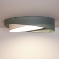 BRILAGI - LED himmennettävä kattovalaisin VELVET TWIST LED/36W/230V 3000-6000K Ø 65 cm Wi-Fi Tuya Beacon vihreä/valkoinen + kaukosäädin