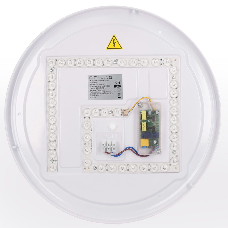 Brilagi - LED himmennettävä kattovalaisin WALDO LED/48W/230V 3000-6500K halkaisija 40 cm beige/kultainen + kaukosäädin