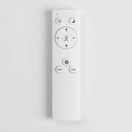 Brilagi - LED Himmennettävä kattovalo johdossa FALCON LED/80W/230V 3000-6500K halk. 60 cm harmaa + kaukosäädin