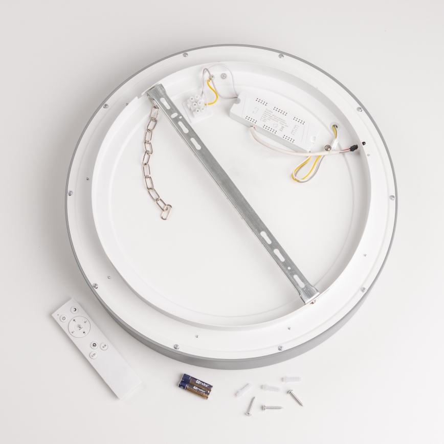 Brilagi - LED Himmennettävä kattovalo FALCON LED/40W/230V 3000-6500K harmaa + kauko-ohjain