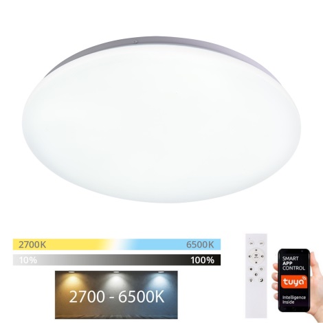 Brilagi - LED Himmennettävä kattovalo SMART LED/24W/230V Wi-Fi Tuya + kaukosäädin