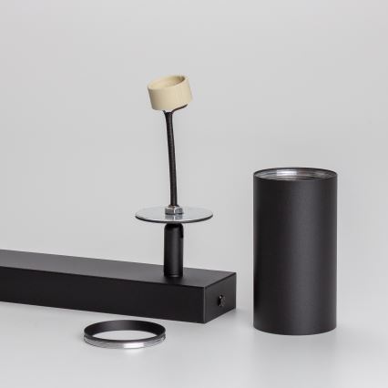 Brilagi - LED-himmennettävä kohdevalaisin SELE 2xGU10/6W/230V 3000K musta