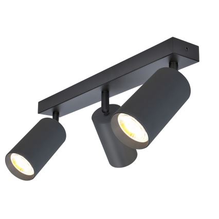Brilagi - LED RGBW himmennettävä kohdevalaisin SELE 3xGU10/4,8W/230V 3000K antrasiitti + kaukosäädin