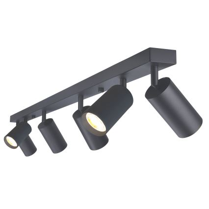 Brilagi - LED RGBW Himennettävä kohdevalaisin SELE 6xGU10/6,5W/230V 2700-6500K antrasiitti