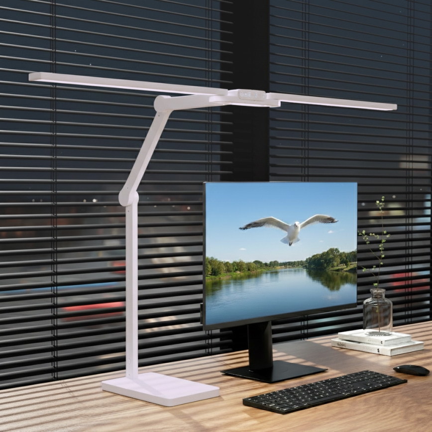 Brilagi - LED himmennettävä kosketustoiminen pöytävalaisin VARIO LED/24W/230V 3000-6500K CRI 92 valkoinen