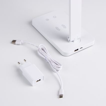 BRILAGI - himmennettävä LED-kosketuspöytälamppu langattomalla QI-latauksella MODO CHARGE LED/7W/5V 3000/4000/6000K valkoinen