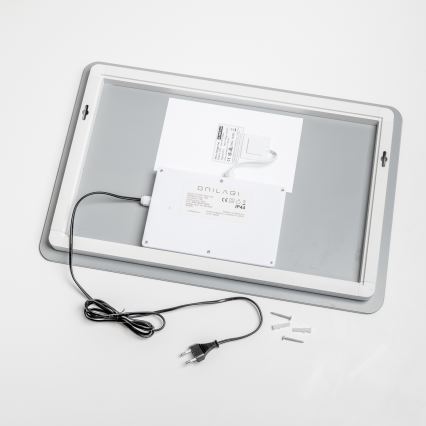 Brilagi - DIANA LED-lämmitetty kylpyhuonepeili LED/13W/230V 40x60 cm IP44 CRI 90 himmennettävä + CCT