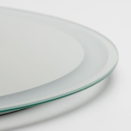 Brilagi - AVA ECO LED-lämmitetty kylpyhuonepeili LED/11,5W/230V halkaisija 60 cm IP44 CRI 90 himmennettävä + CCT