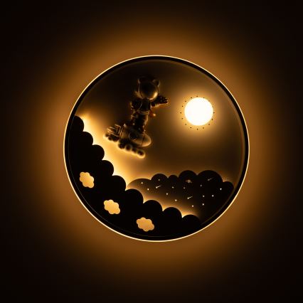 Brilagi - LED himmennettävä lasten kattovalaisin ASTRO LED/68W/230V 3000-6000K halkaisija 49 cm + kaukosäädin