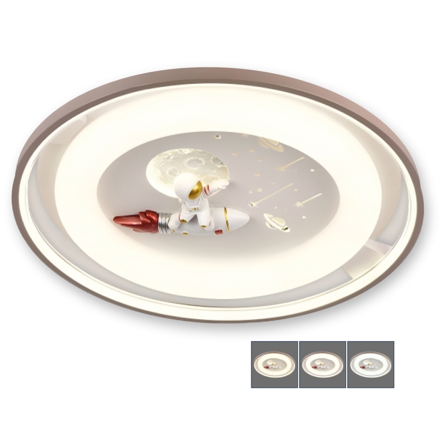 BRILAGI - LED Himennettävä lasten kattovalaisin ASTRO LED/75W/230V 3000-6000K Ø 50 cm + kauko-ohjain