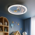 Brilagi - LED-himmennettävä lasten kattovalaisin LED/42W/230V 3000/5700K astronautti