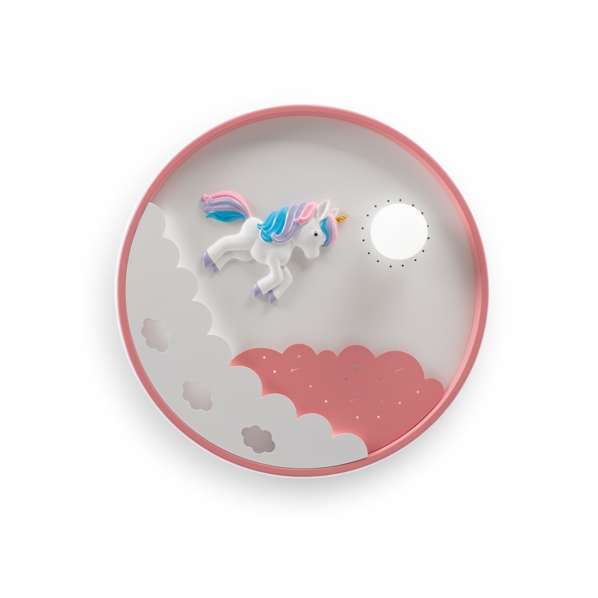 Brilagi - Himennettävä LED-lastenkattovalaisin UNICORN LED/68W/230V 3000–6000K halkaisija 49 cm + kaukosäädin