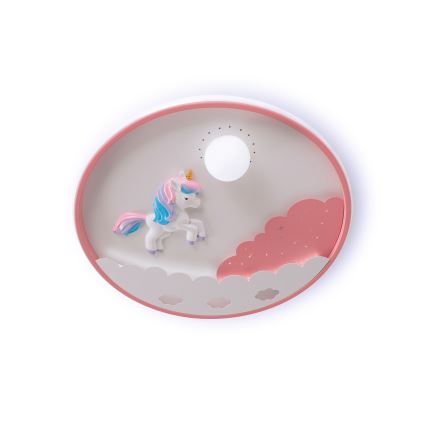 Brilagi - Himennettävä LED-lastenkattovalaisin UNICORN LED/68W/230V 3000–6000K halkaisija 49 cm + kaukosäädin