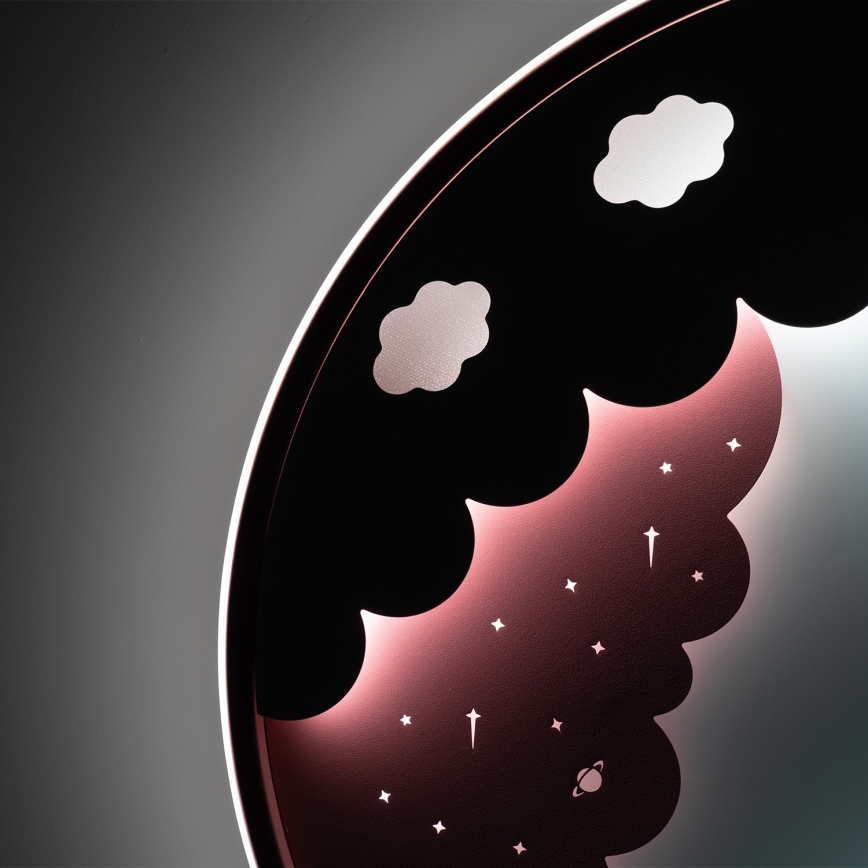 Brilagi - Himennettävä LED-lastenkattovalaisin UNICORN LED/68W/230V 3000–6000K halkaisija 49 cm + kaukosäädin