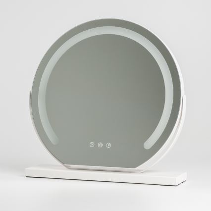 BRILAGI - LED-himmennettävä meikkipeili CALIFORNIA LED/14W/230V 3000/4000/6500K 44x40 cm valkoinen