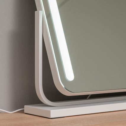 BRILAGI - LED-himmennettävä meikkipeili CALIFORNIA LED/22W/230V 3000/4000/6500K 58x43 cm valkoinen