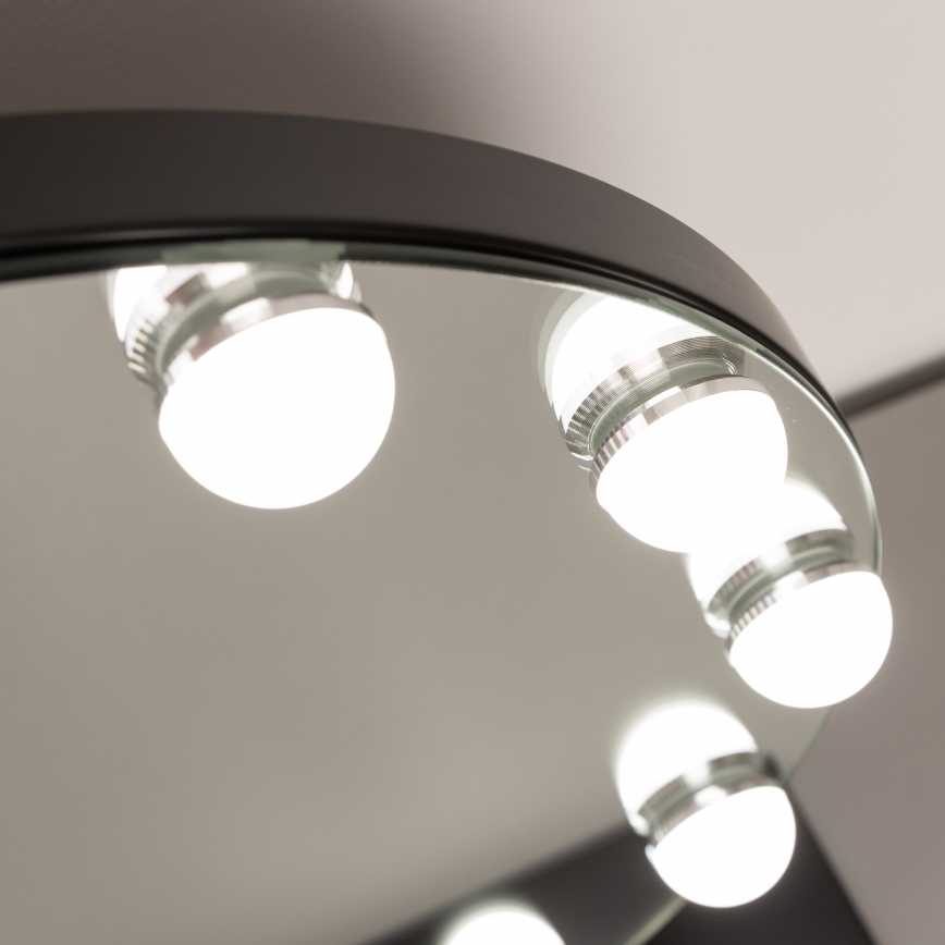 Brilagi - LED himmennettävä meikkipeili HOLLYWOOD LED/12W/230V 3000/4000/6500K