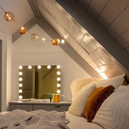 Brilagi - LED himmennettävä meikkipeili HOLLYWOOD LED/15W/230V 3000/4000/6500K