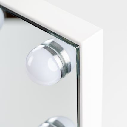 BRILAGI - Himmennettävä HOLLYWOOD LED-meikkipeili LED/15W/230V CCT + 2x USB 60x50 cm valkoinen