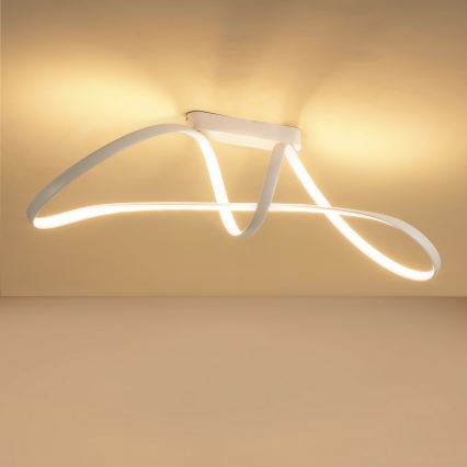 Brilagi - himmennettävä pinta-asennettava kattovalaisin TWISTER LED/60W/230V 3000-6000K valkoinen + kaukosäädin