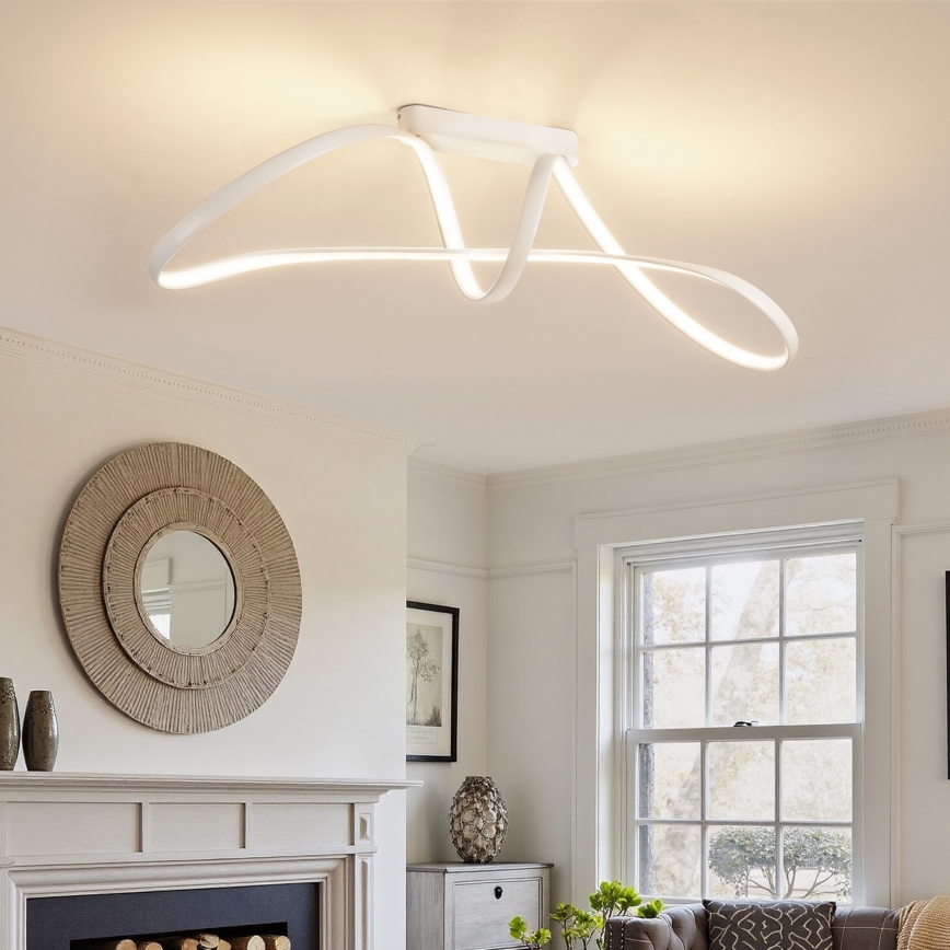 Brilagi - himmennettävä pinta-asennettava kattovalaisin TWISTER LED/60W/230V 3000-6000K valkoinen + kaukosäädin