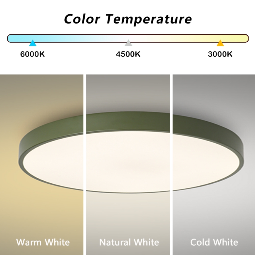 Brilagi - himmennettävä LED-valaisin POOL SMART LED/128W/230V halkaisija 100 cm Wi-Fi Tuya + kauko-ohjain vihreä