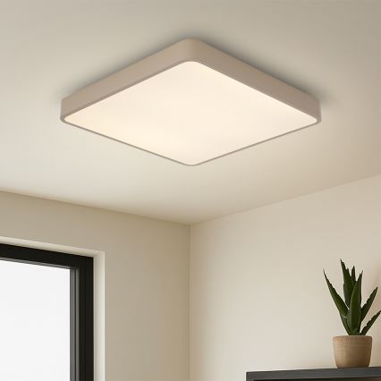 Brilagi - LED-himmennettävä kattovalaisin POOL LED/36W/230V 3000-6000K 40x40 cm beige + kaukosäädin