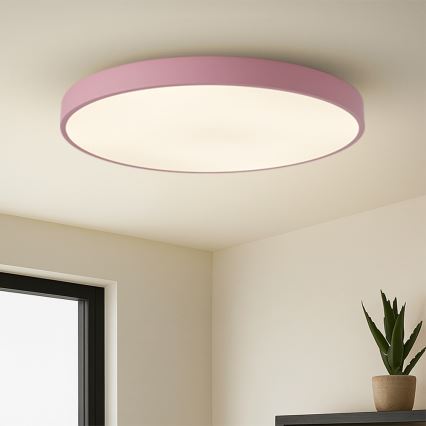 Brilagi - Himmennettävä POOL SMART LED-valaisin 128W/230V halkaisija 100 cm 3000-6000K Wi-Fi Tuya + kaukosäädin pinkki