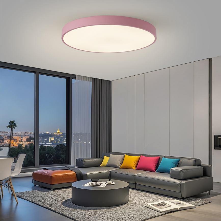 Brilagi - Himmennettävä POOL SMART LED-valaisin 128W/230V halkaisija 100 cm 3000-6000K Wi-Fi Tuya + kaukosäädin pinkki
