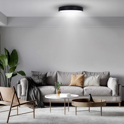 Brilagi - LED himmennettävä kattovalaisin POOL SMART LED/48W/230V 40 cm 3000-6000K Wi-Fi Tuya + kaukosäädin musta