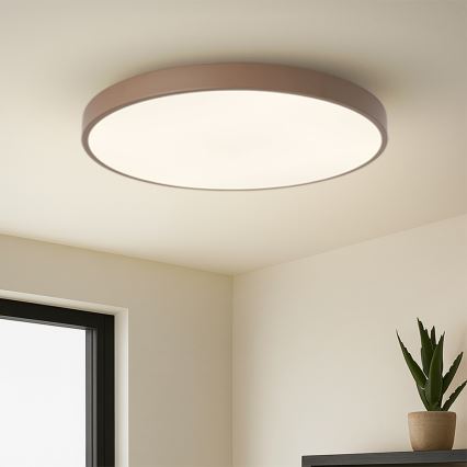 Brilagi - himmennettävä LED-valaisin POOL SMART LED/100W/230V, halkaisija 80 cm, 3000–6000 K, Wi‑Fi (Tuya) + kaukosäädin, ruskea
