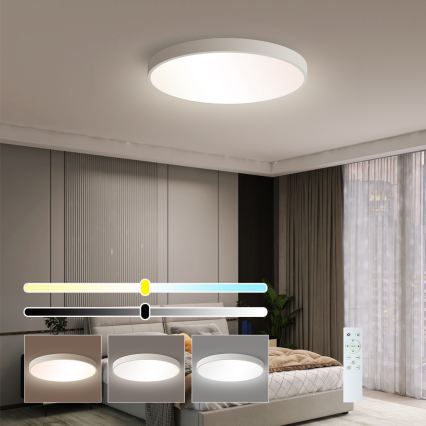 Brilagi - Himmennettävä LED-kattovalaisin POOL SMART LED/60W/230V 50 cm 3000-6000K Wi-Fi Tuya + kaukosäädin valkoinen