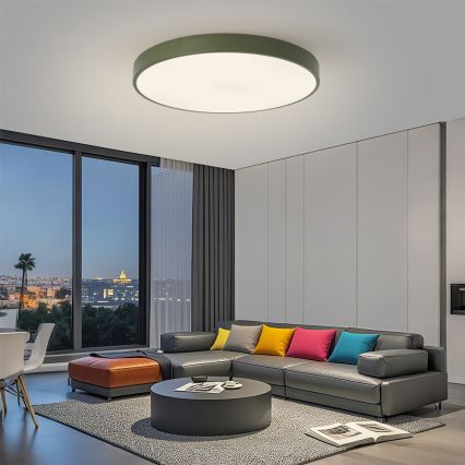 Brilagi - himmennettävä LED-valaisin POOL SMART LED/100W/230V, halkaisija 80 cm, Wi-Fi Tuya + kauko-ohjain, vihreä