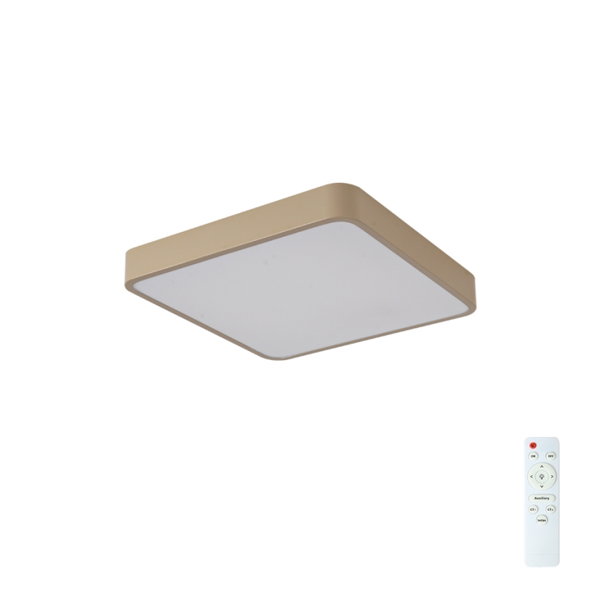 BRILAGI - LED-himmennettävä kattovalaisin POOL SQUARE LED/36W/230V 3000-6000K 40x40 cm beige + kaukosäädin