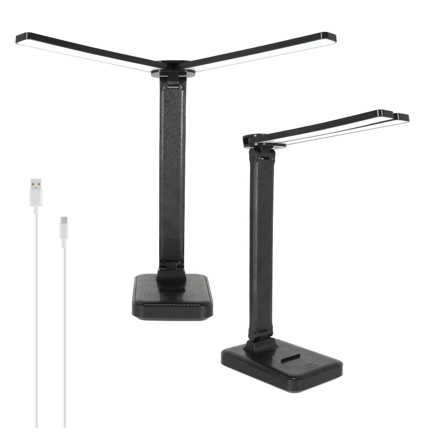 Brilagi - LED-himmennettävä pöytälamppu MODO DUO LED/8W/5V 3000/4000/6500K musta